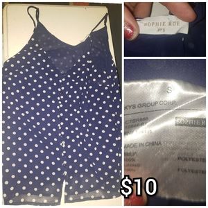 Sophie Rue sheer tank top